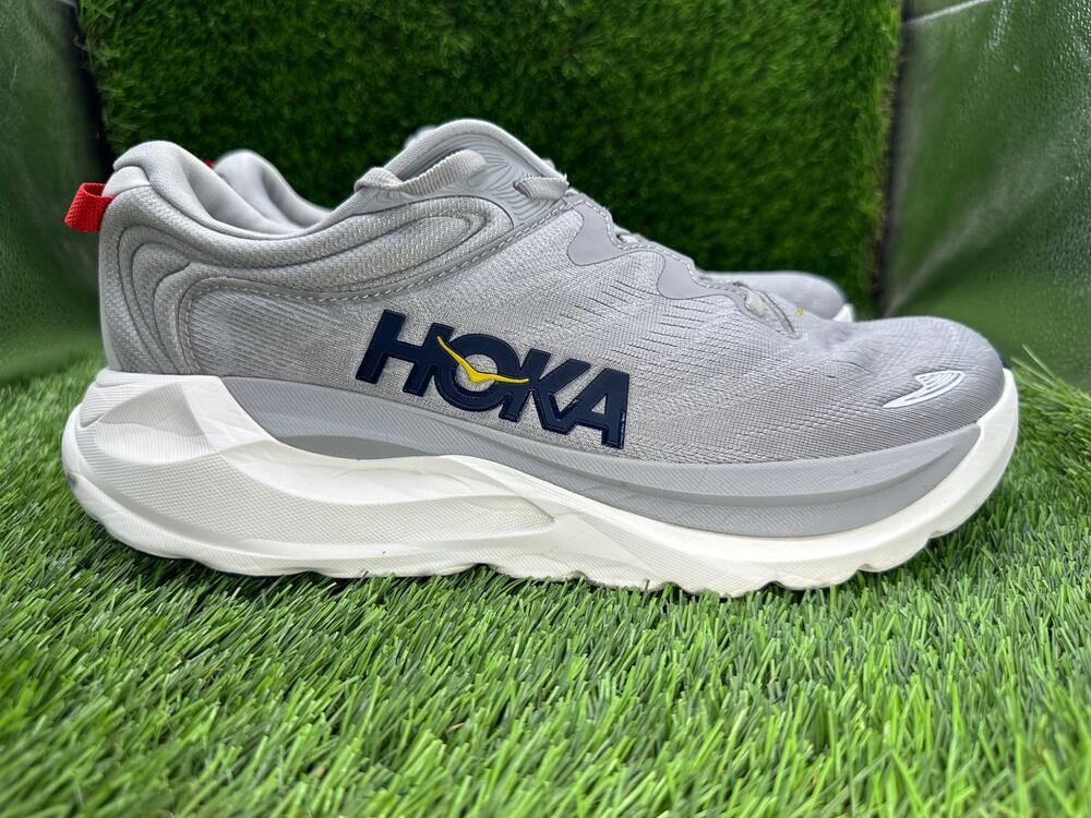 Hoka One One Gaviota 6 1171932-STLLR Athletic Sneaker Men's 10.5D Gray Mesh Gym